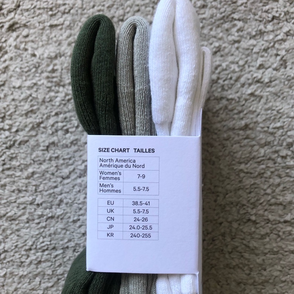 lululemon- Daily Essential Socks.3 Pack. NWT. - Picture 4 of 4